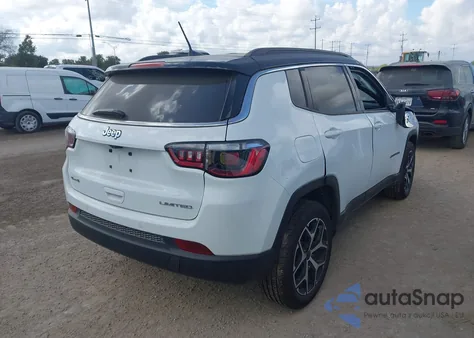 2025 Jeep Compass Limited 4X4 из США, поврежденный, VIN 3C4NJDCN4ST614525